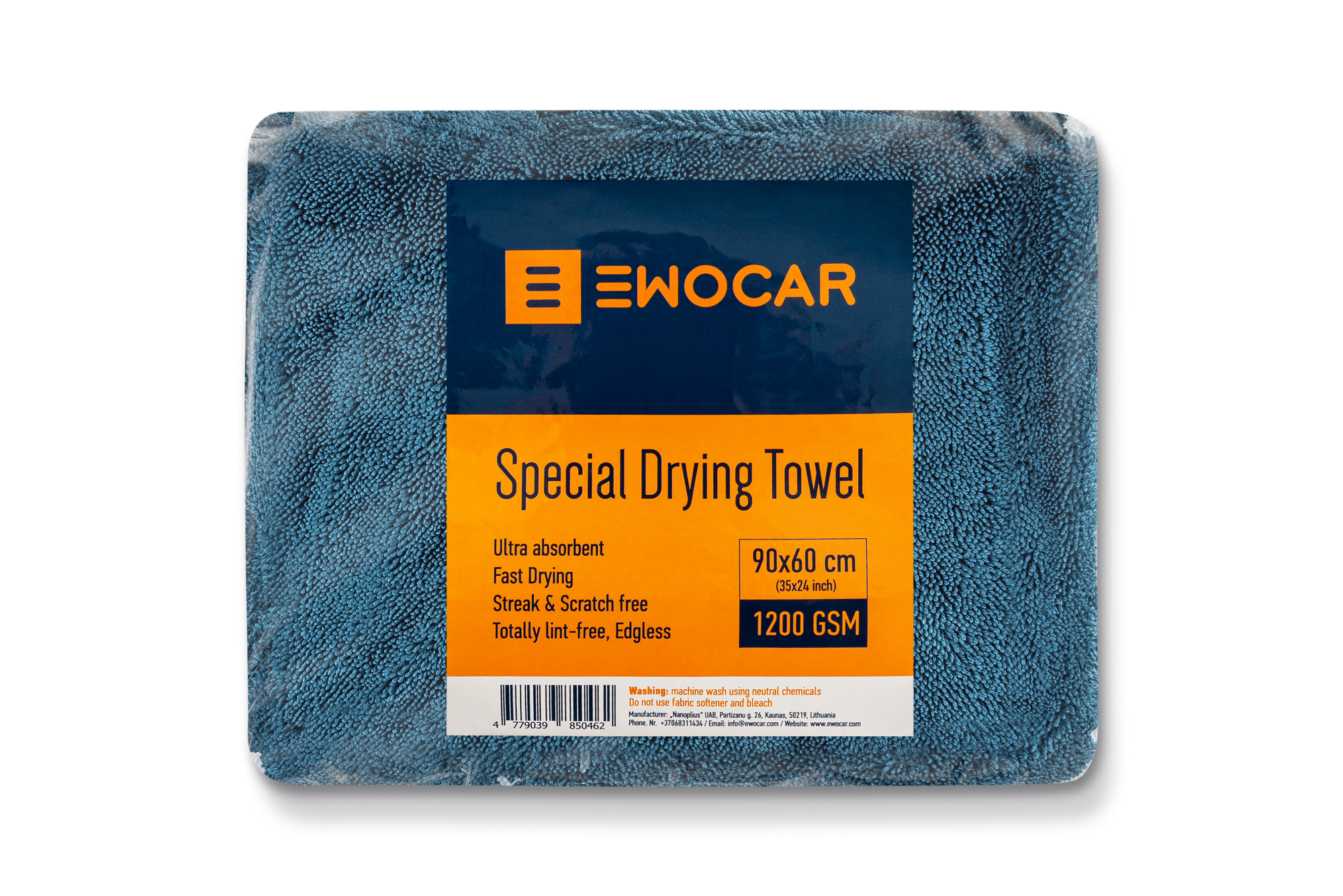 EWOCAR Special Drying Towel 1200GSM 60X90 CM