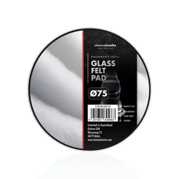 Chemicalworkz Glass Pad 75mm