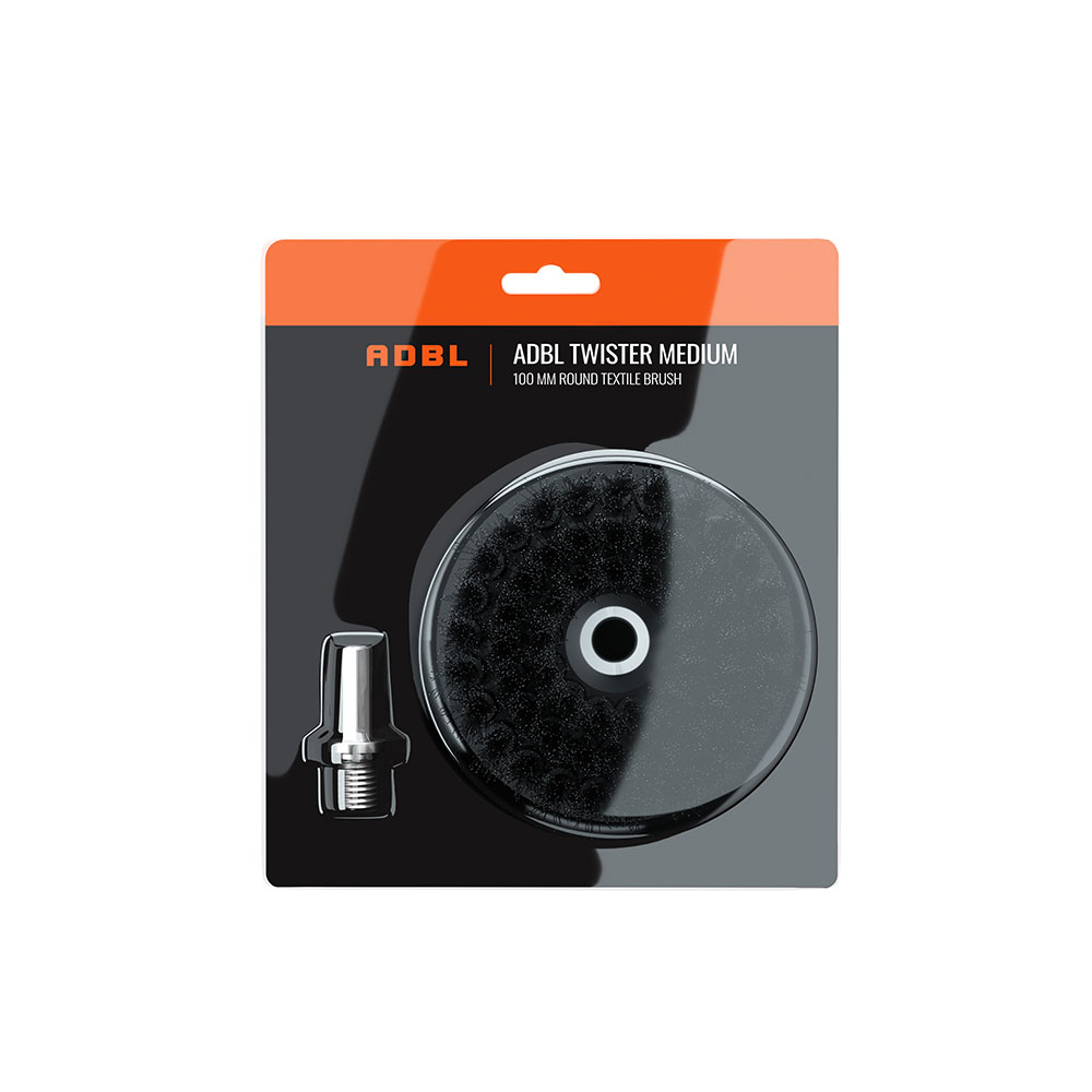 ADBL Twister Medium Black 100mm - Četka za Bušilicu