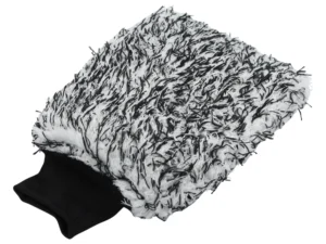 DE WITTE RUKAVICA ZA PRANJE MIKROFIBER CRNO-BIJELA