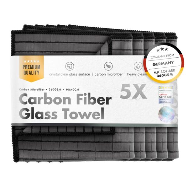 ChemicalWorkz Carbon Fiber Krpe za stakla 5/1