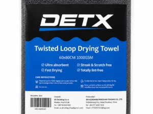 DetX Twisted Loop Drying Towel 1000GSM 60x80cm - Peškir za Sušenje Auta